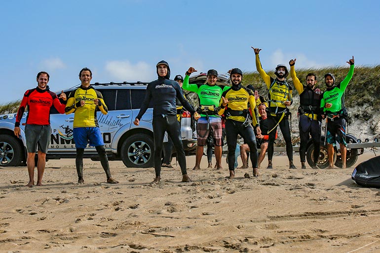 Drone drops Restube to kitesurfer in Brazil