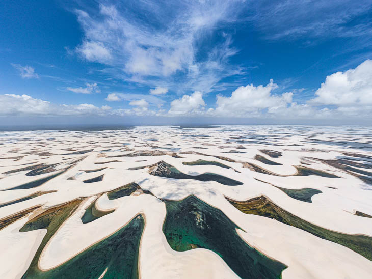 Thousands upon thousands of crystal clear lagoons