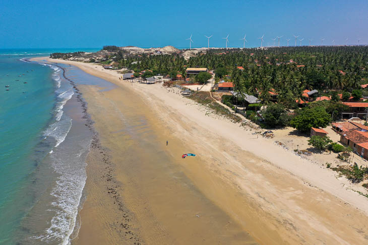 Un kite sur toute la plage