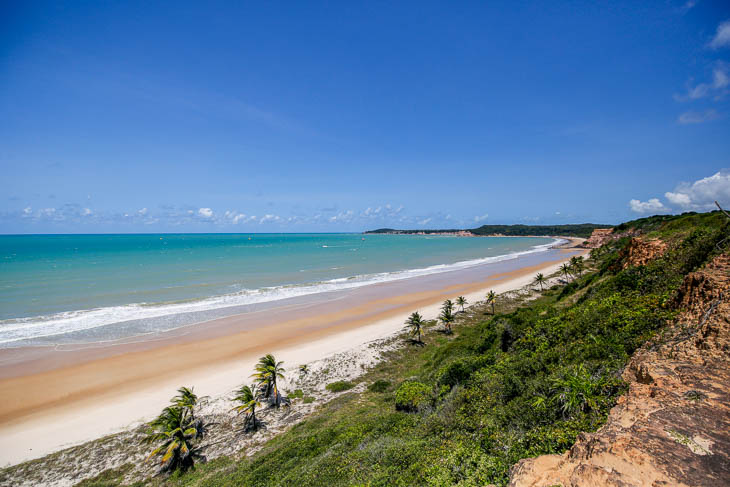 Lonely beach in Brazil